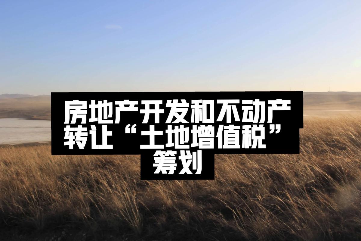 房地产开发不动产转让项目"土地增值税"关注点赞,私信领取电子